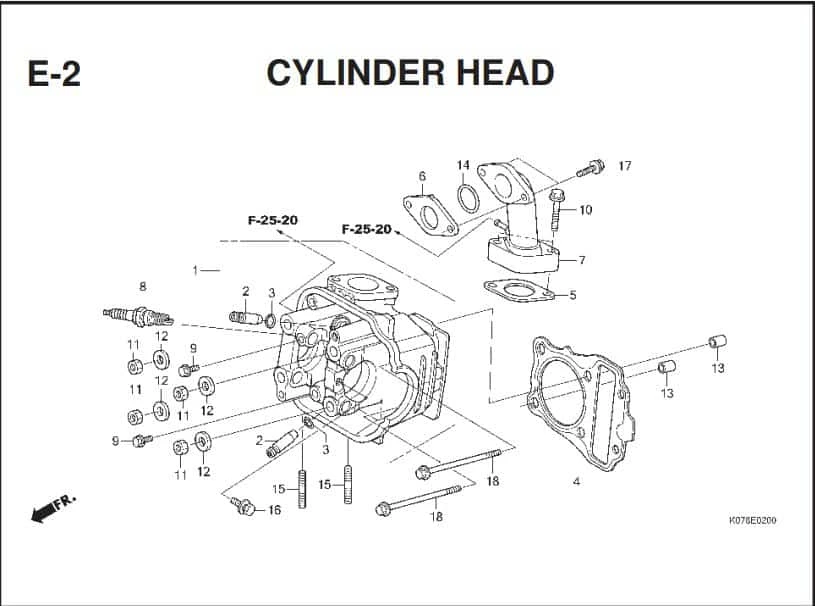 Katalog Suku Cadang Honda Blade 110