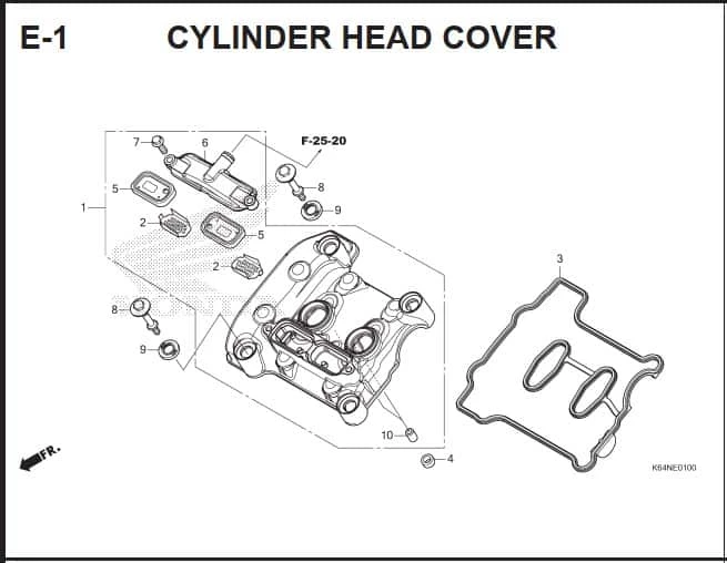 Katalog Suku Cadang Honda CBR 250RR K64J