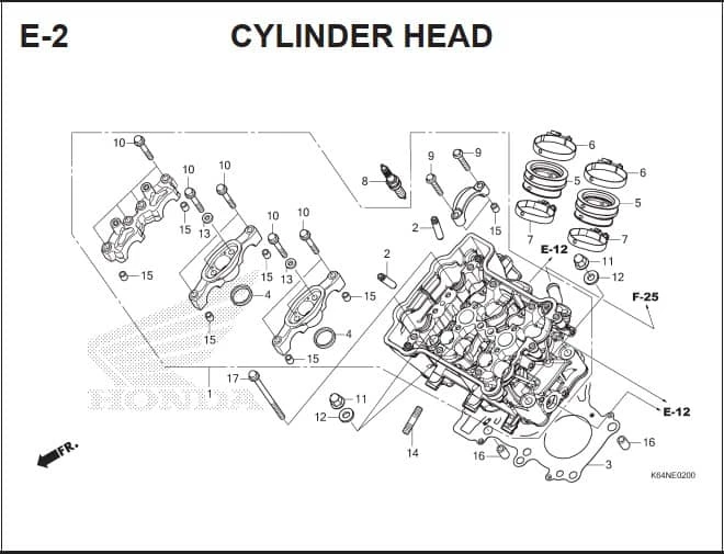 Katalog Suku Cadang Honda CBR 250RR K64J