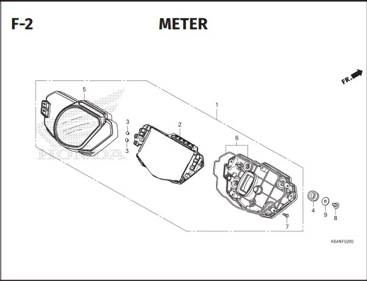 Katalog Suku Cadang Honda CBR 250RR K64N