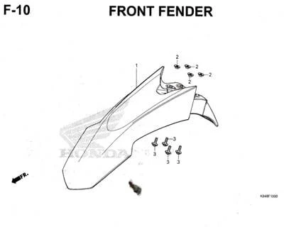 Katalog Suku Cadang Honda CRF 150L K84F