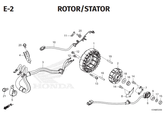 Katalog Suku Cadang Honda CUV e: