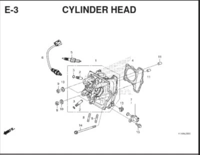 Katalog Suku Cadang Honda BeAT K1A