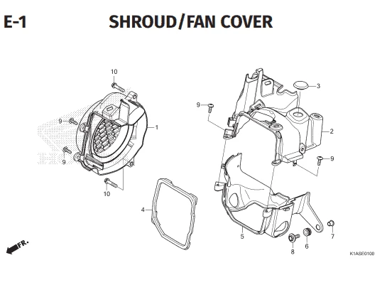 Katalog Suku Cadang Honda New BeAT K1AL