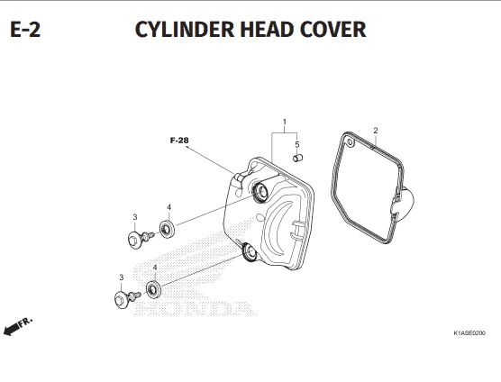 Katalog Suku Cadang Honda New BeAT K1AL
