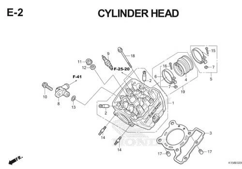 Katalog Suku Cadang Honda CB150R StreetFire K15