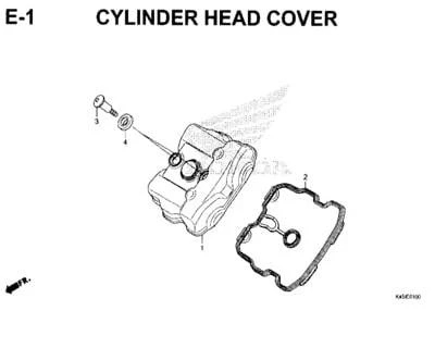 Katalog Suku Cadang Honda CBR 150R K45N