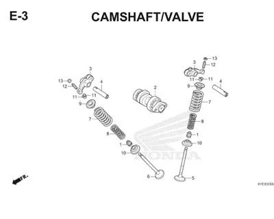 Katalog Suku Cadang Honda Mega Pro FI KYE