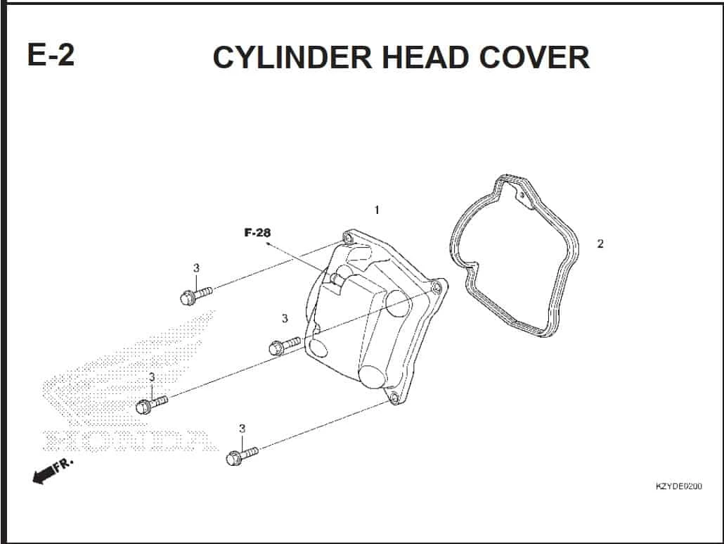 Katalog Suku Cadang Honda PCX 150 KZY