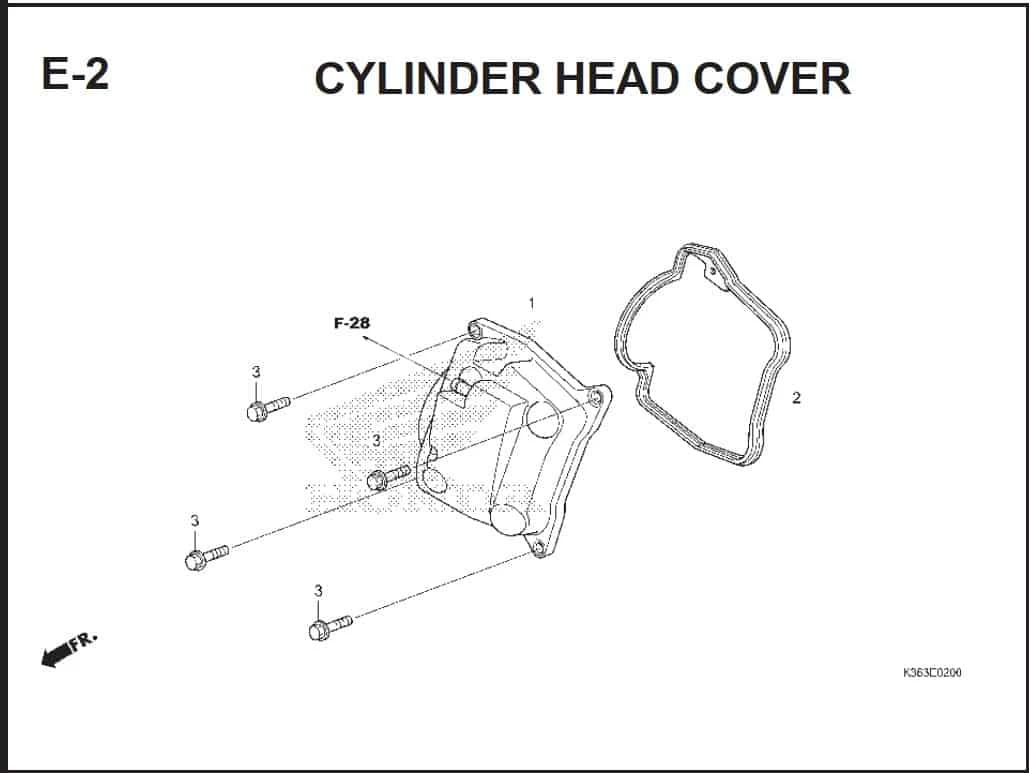 Katalog Suku Cadang Honda PCX 150 K36J
