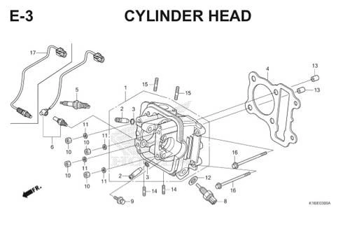 Katalog Suku Cadang Honda Scoopy eSP K16