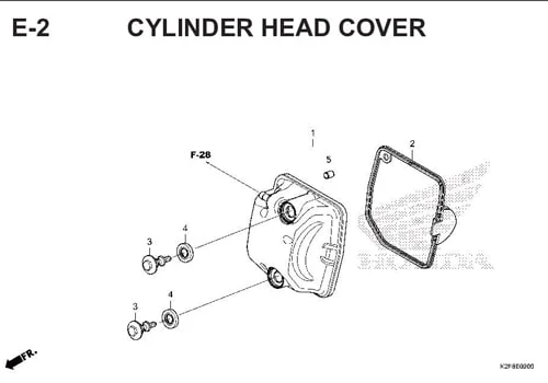 Katalog Suku Cadang Honda Scoopy eSP K2F