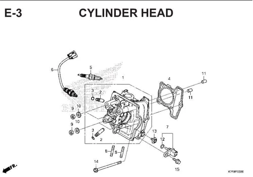 Katalog Suku Cadang Honda Scoopy eSP K2F