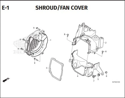 Katalog Suku Cadang Honda Scoopy eSP K2FP