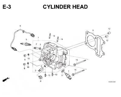 Katalog Suku Cadang Honda Scoopy eSP K93H