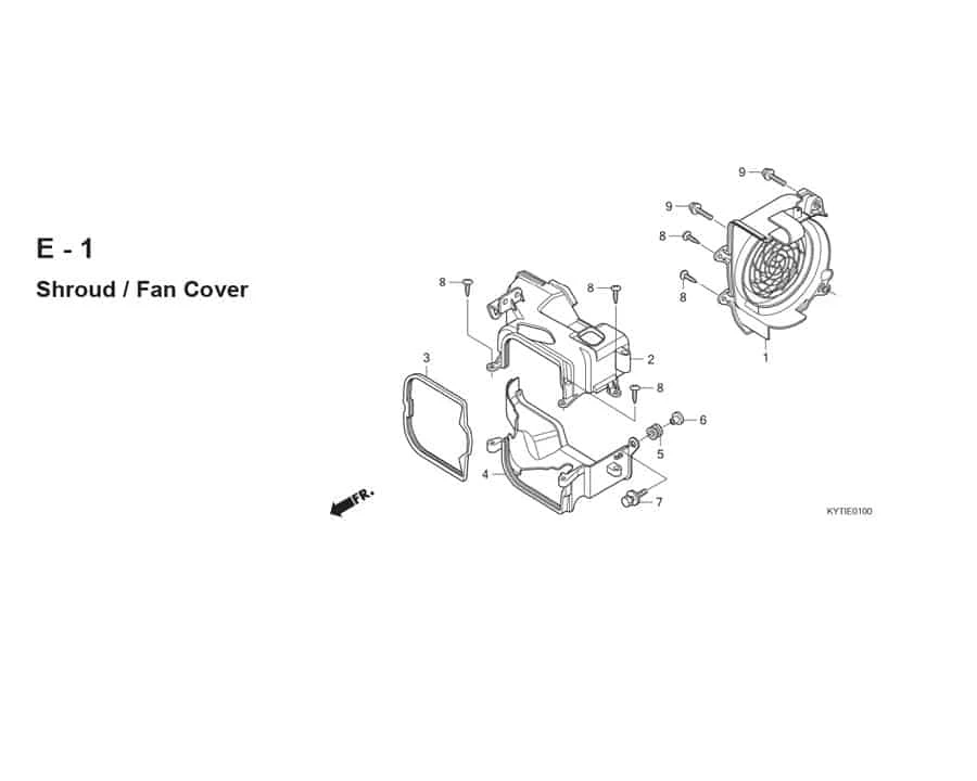 Katalog Suku Cadang Honda Scoopy KYT