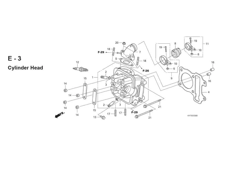 Katalog Suku Cadang Honda Scoopy KYT