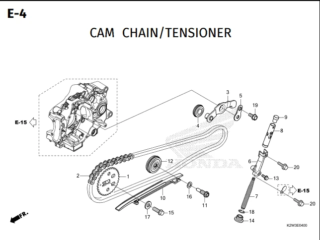 Katalog Suku Cadang Honda ST125 DAX