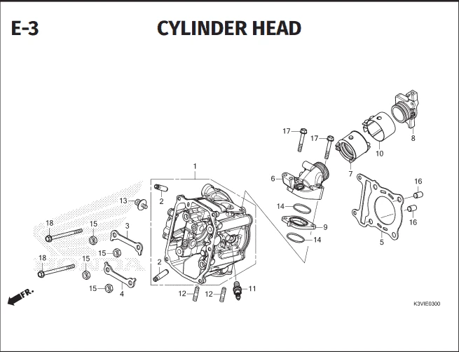 Katalog Suku Cadang Honda Stylo 160