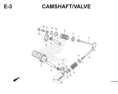 Katalog Suku Cadang Honda Supra X 125 FI K41