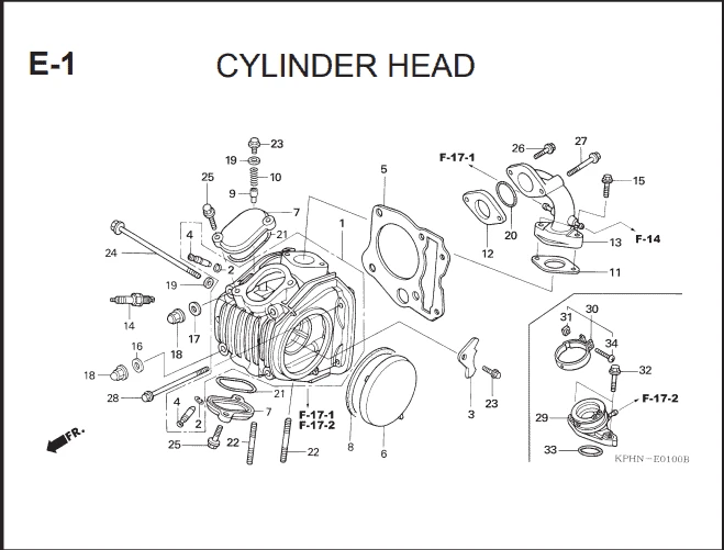Katalog Suku Cadang Honda Supra X 125 Series