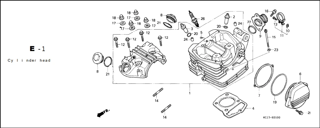 Katalog Suku Cadang Honda Tiger 2000