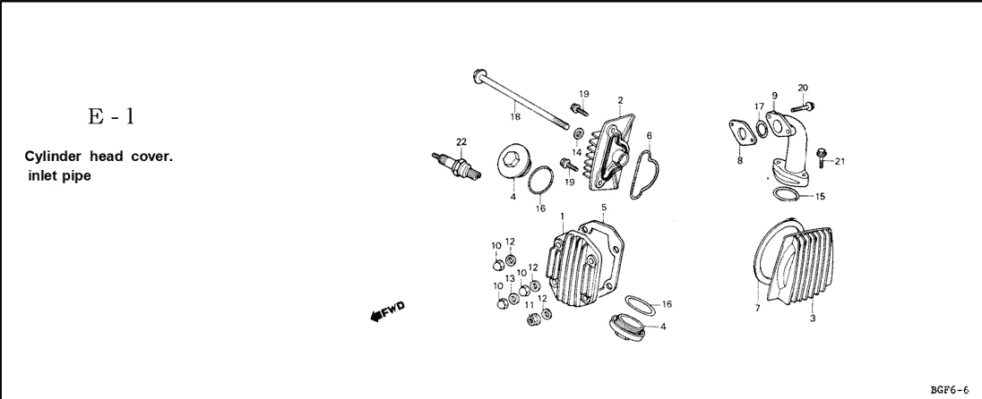 Katalog Suku Cadang Honda WIN GF6