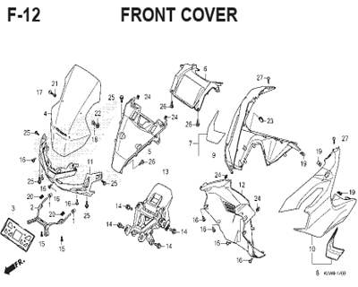 Katalog Suku Cadang Honda ADV 150