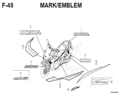 Katalog Suku Cadang Honda ADV 150