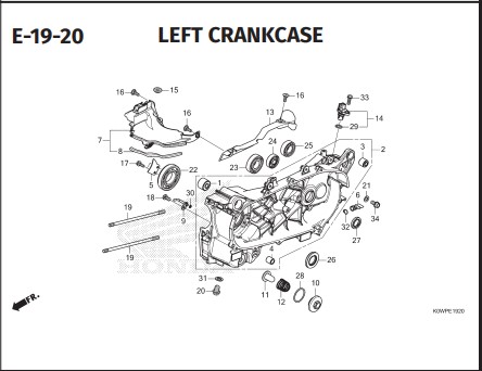 Katalog Suku Cadang Honda ADV 160