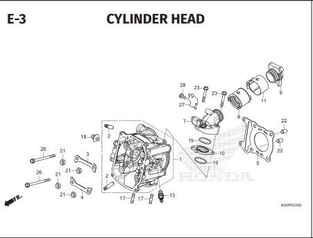 Katalog Suku Cadang Honda ADV 160