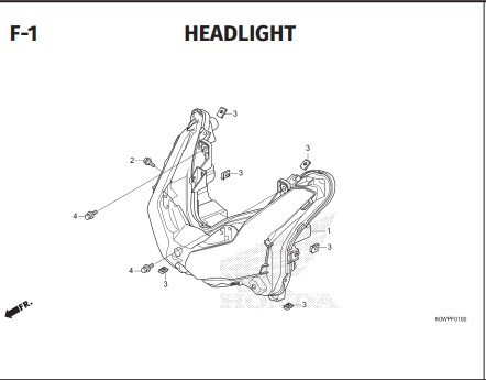 Katalog Suku Cadang Honda ADV 160