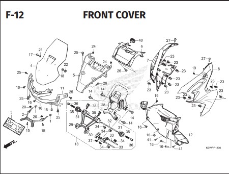 Katalog Suku Cadang Honda ADV 160