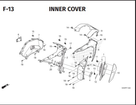Katalog Suku Cadang Honda ADV 160