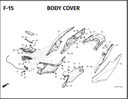 Katalog Suku Cadang Honda ADV 160