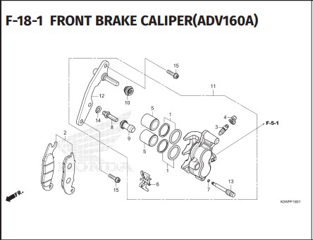 Katalog Suku Cadang Honda ADV 160