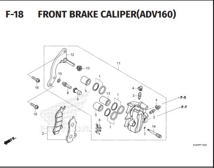 Katalog Suku Cadang Honda ADV 160