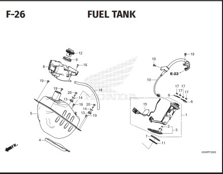 Katalog Suku Cadang Honda ADV 160