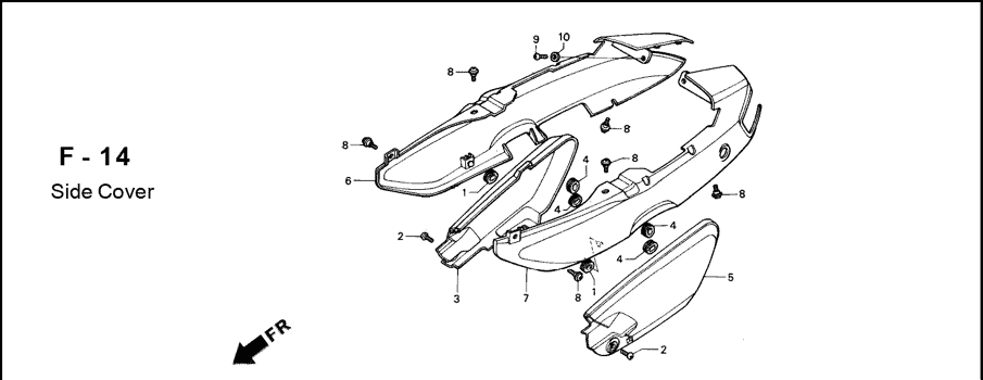 Katalog Suku Cadang Honda Astrea Legenda