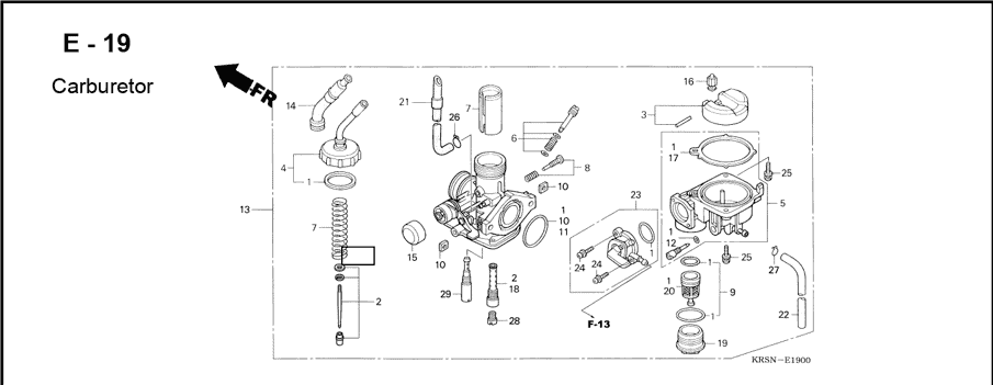 Katalog Suku Cadang Honda Astrea Legenda