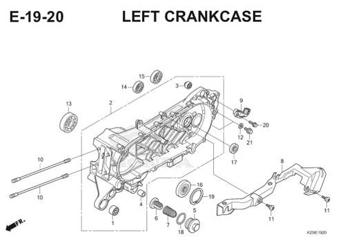 Katalog Suku Cadang Honda BeAT eSP K25