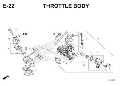 Katalog Suku Cadang Honda BeAT eSP K25