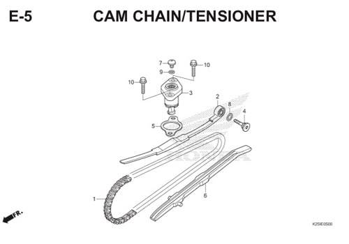 Katalog Suku Cadang Honda BeAT eSP K25