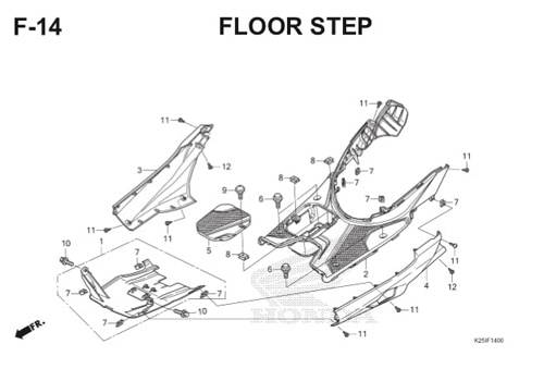 Katalog Suku Cadang Honda BeAT eSP K25