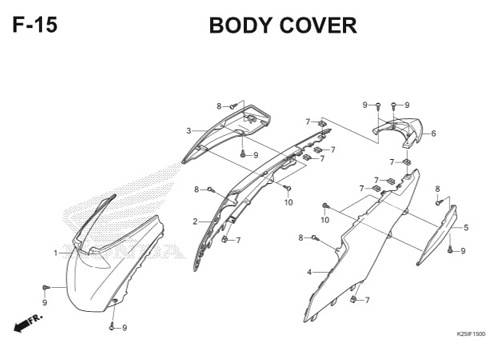 Katalog Suku Cadang Honda BeAT eSP K25