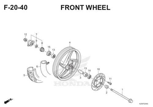 Katalog Suku Cadang Honda BeAT eSP K25