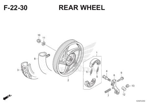 Katalog Suku Cadang Honda BeAT eSP K25