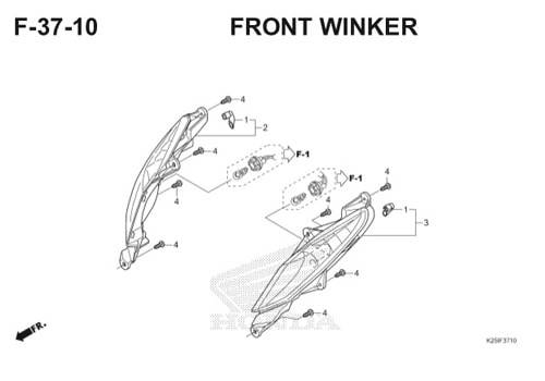 Katalog Suku Cadang Honda BeAT eSP K25