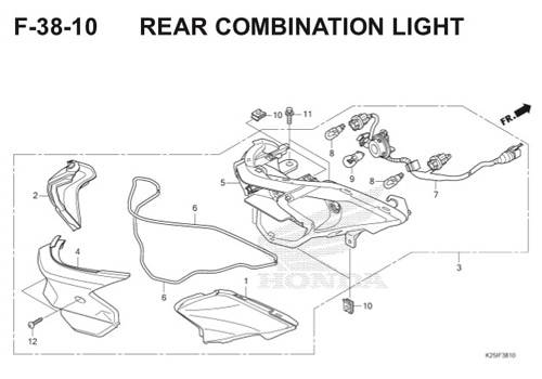 Katalog Suku Cadang Honda BeAT eSP K25