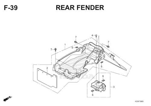 Katalog Suku Cadang Honda BeAT eSP K25